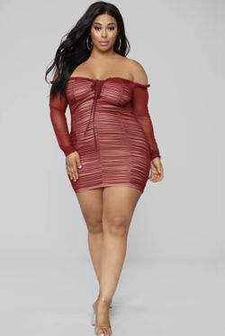 Fashion Nova Maura Mesh Dress