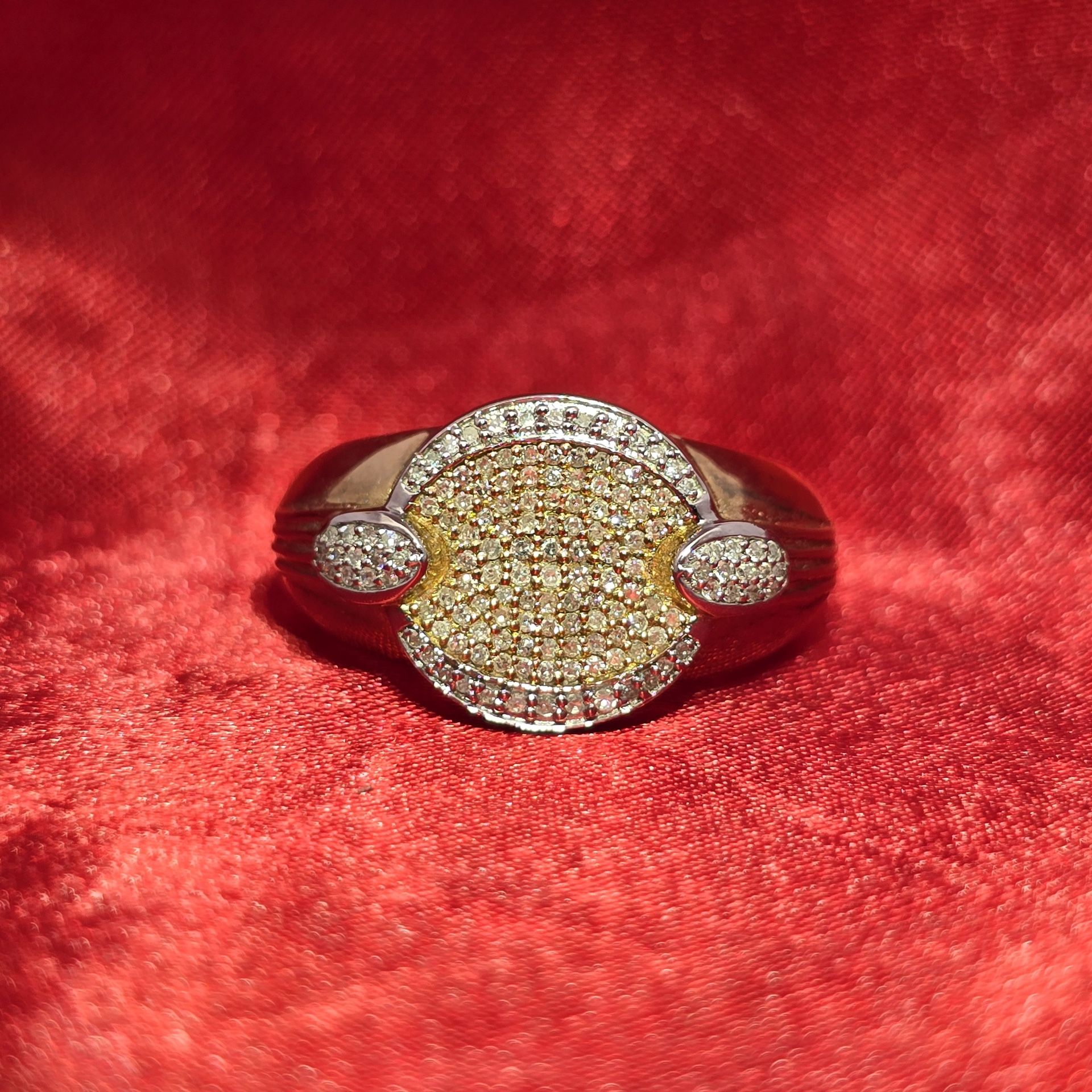 10k Yellow Gold Diamond Round Cut Ring 0.35 ctw