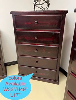 Five drawers dresser