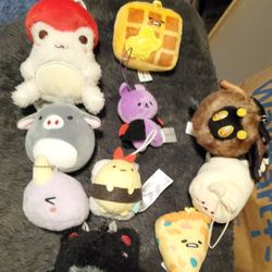 Mini/Small Stuffie, Squishmallow Pokemon Lot- All For $10. Please Read Description.