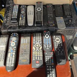 Lot of Vintage TV and Audio Remote Controls Samsung Sony RCA Philips Toshiba
