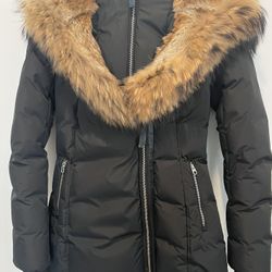 Mackage Trish Down Coat With Signature Fur Collar