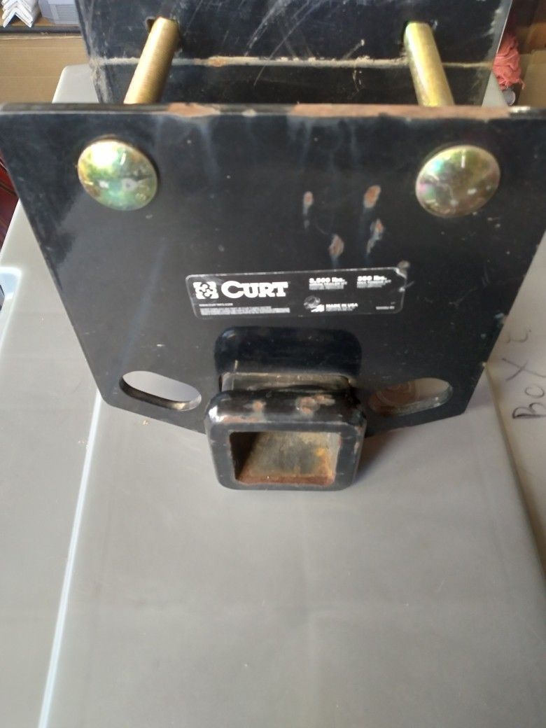 RV Bumper Hitch, 4" Bumper, 2" Receiver
