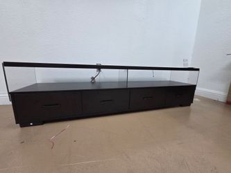 DISPLAY BLACK TV STAND. LAST ONE