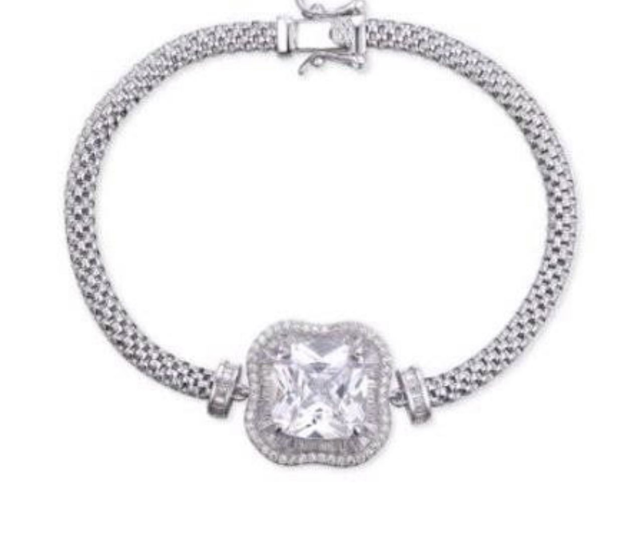 Stone Mesh Bracelet Tiara