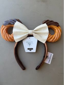 Disney Parks Minnie Mouse Churro Ear Headband