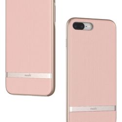 NEW Moshi Vesta Fabric Hardshell Case for iPhone 8/7 Blossom Pink