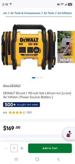 Dewalt portable air compressor