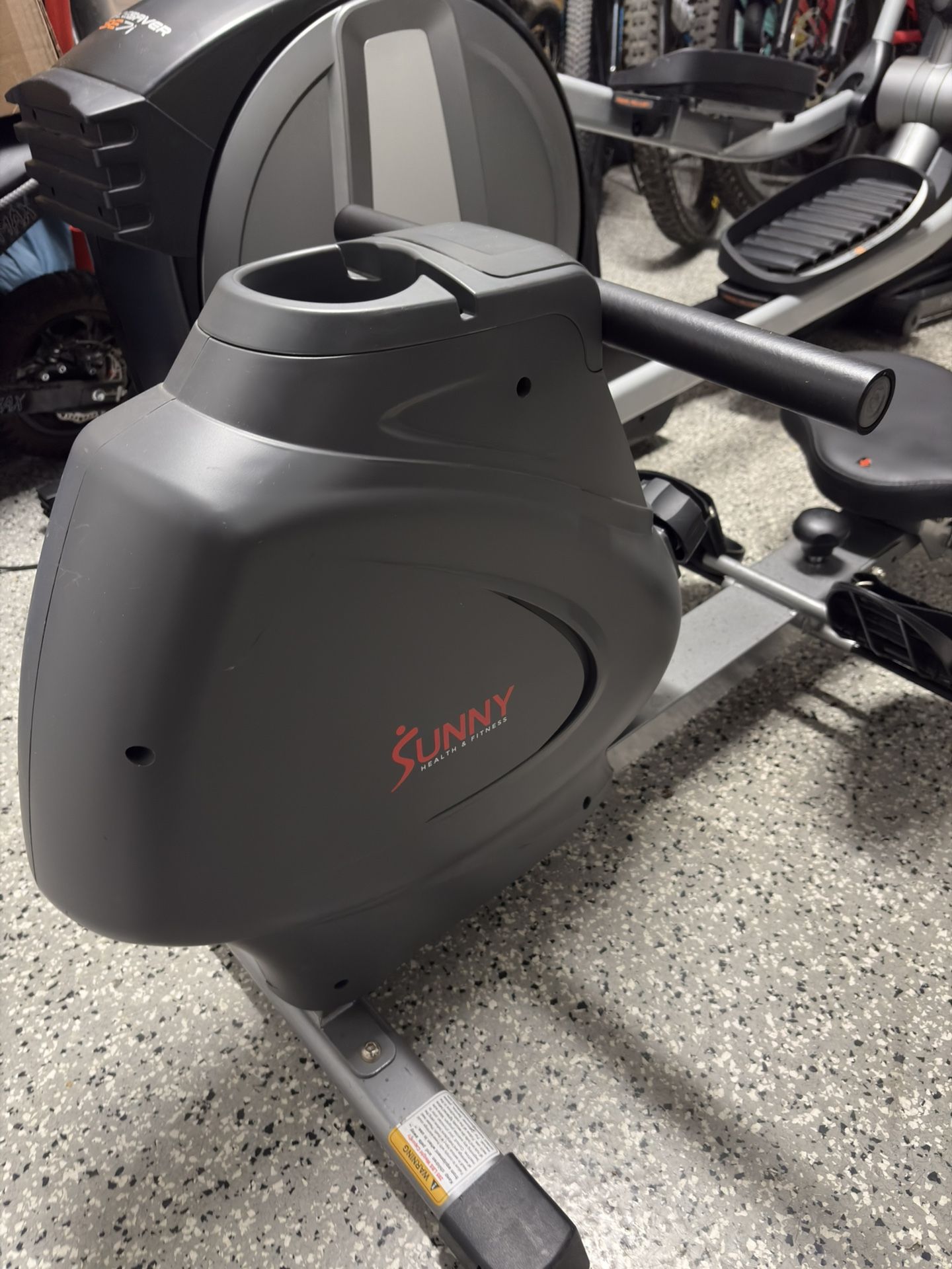 Sunny Health and Fitness Flip and Foldable Rowing Machine