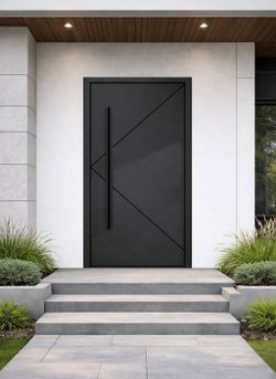 Aluminum entrance door 42*80