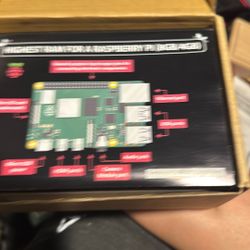 GeeekPi Starter Kit for Raspberry Pi 4 4GB, with Pi 4, Case, 64GB Card, Card Reader, Cables and 18W USB C Power Supply