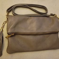 Vera Pelle Genuine Leather cross body hand bag