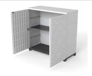 Yardgrace
Yardgrace - Diamond-Shaped Outdoor Storage Shed, All-Weather Resin Cabinet for Patio, Garden, and Backyard - White with 1 Shelf