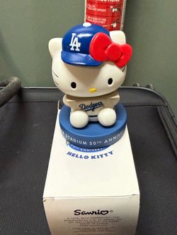 2012 Hello Kitty LA Dodgers 50th Anniversary Bobblehead w/ Original Box