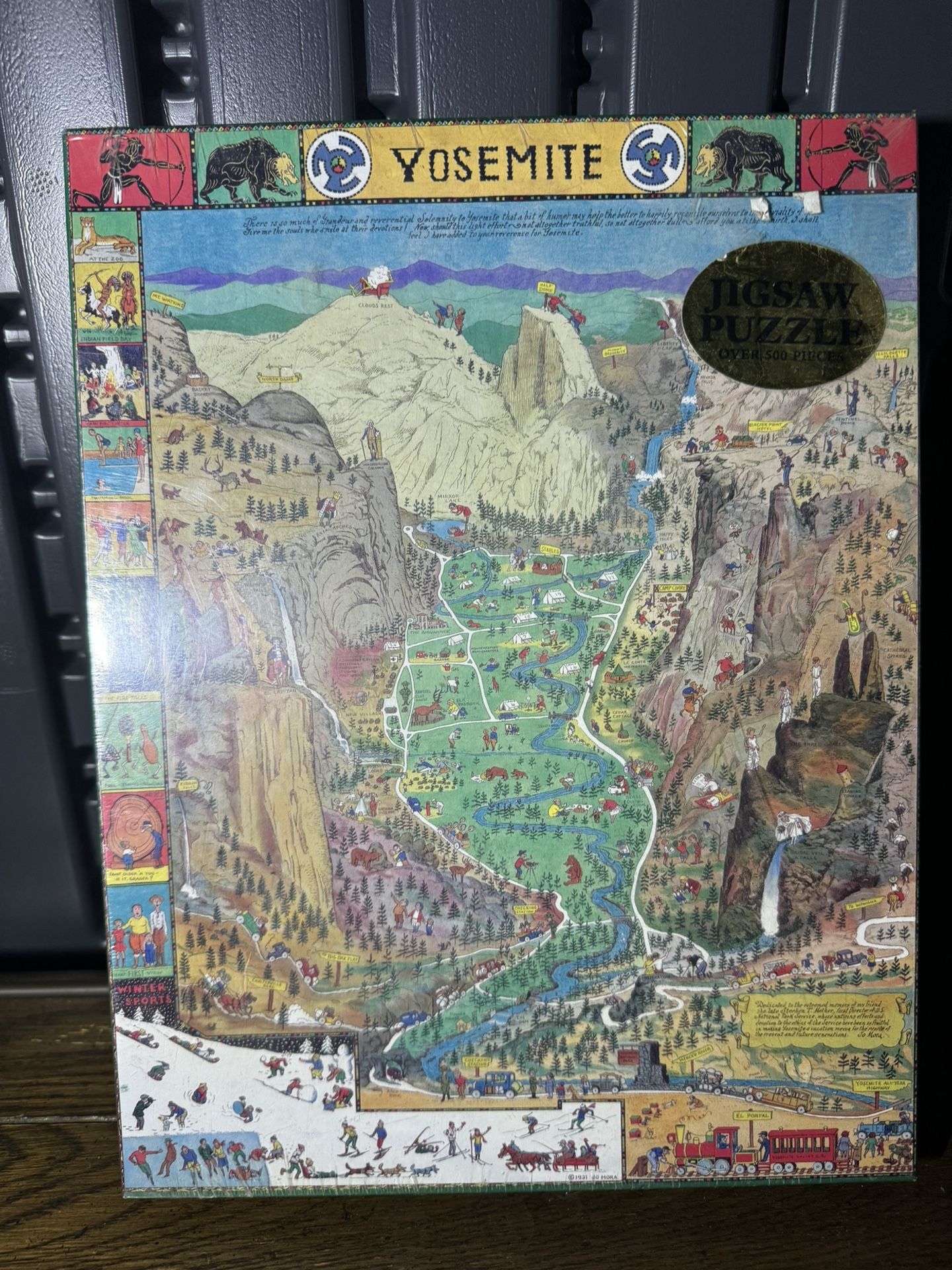 Vintage Yosemite jigsaw puzzle