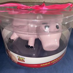 NIB Toy Story Disney Pixar Hamm Ceramic Piggy Bank Figure 