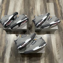 Jordan 3 Retro “Cool Grey” Size 9 & 10