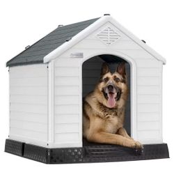 NEW IN BOX ALL WEATHER Dog House Xl $100 Water Proof Dog Igloo Casa De Mascota 