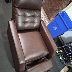 Brown recliner chair