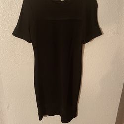 Casual Black Stretchy Dress