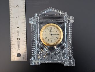 Waterford Crystal with clock face