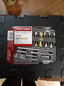 Craftsman 24-piece socket accessory set