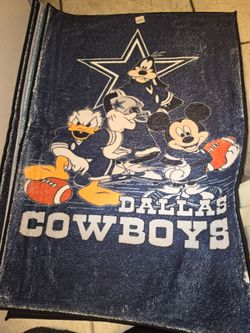 Dallas Cowboys Disney Characters Fleece Blanket