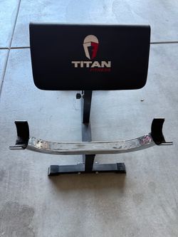 Titan Fitness Preacher Curl Bench