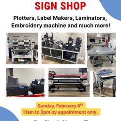 Sign Shop Liquidation 