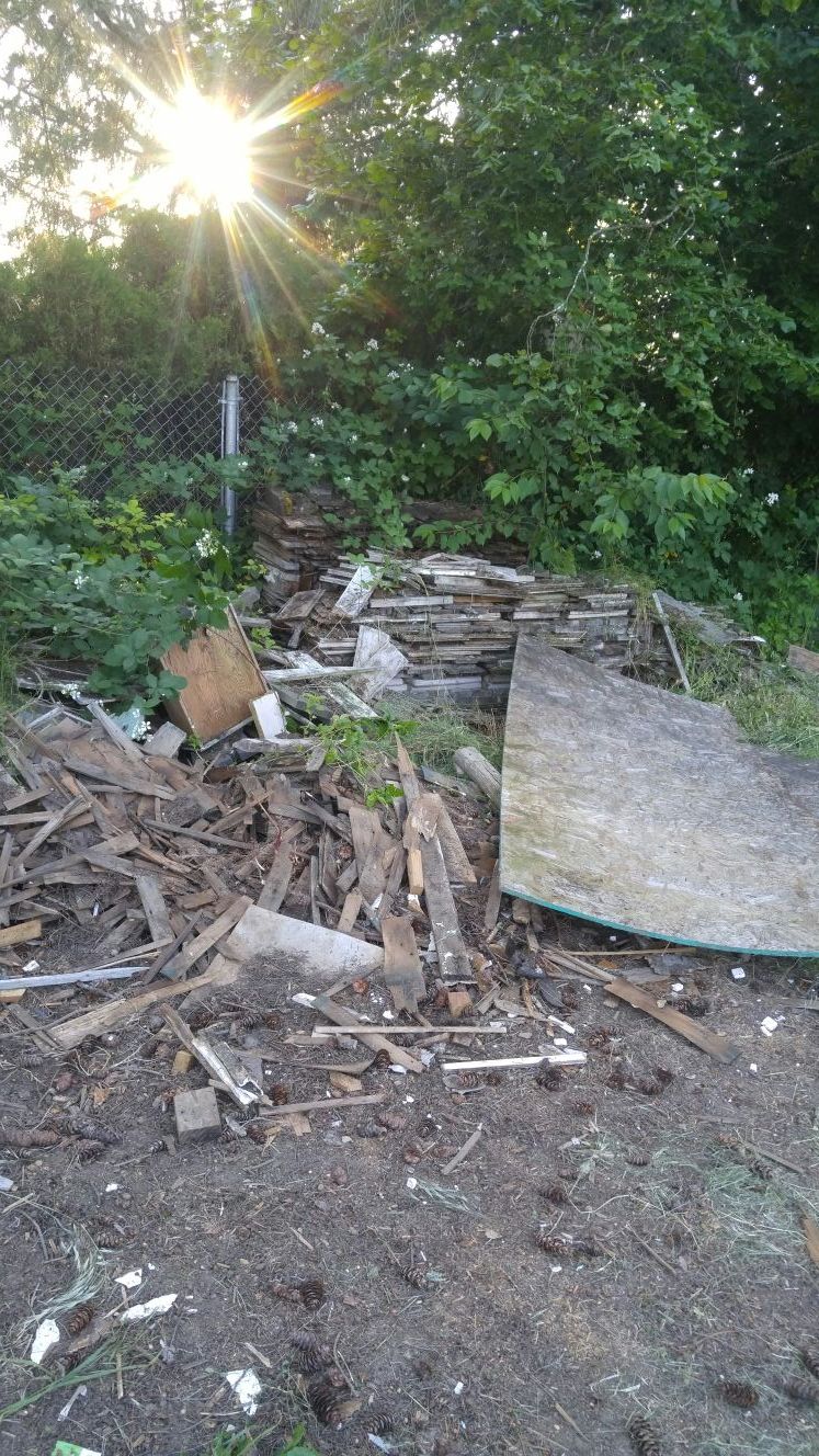Free wood for burning