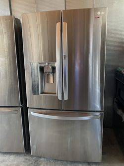 LG With extra Door stainless steel
