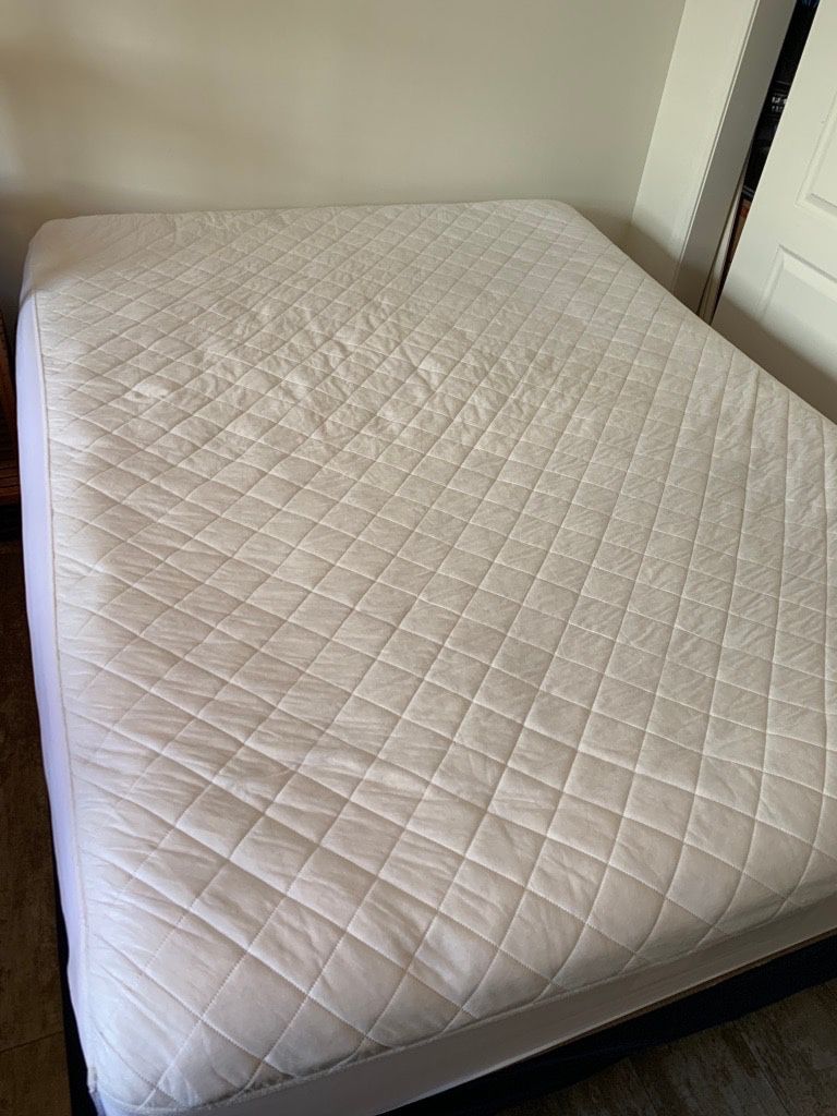 FREE Full Mattress And Box Spring Firm and Metal Frame 