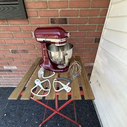 KitchenAid 5 quart stand mixer artisan series model KSM150P5BX