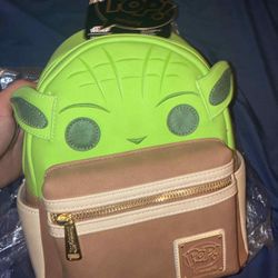 Yoda pop backpack by loungefly