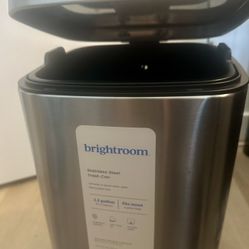 3.2 Gallon New Stainless Steel Step Trashcan