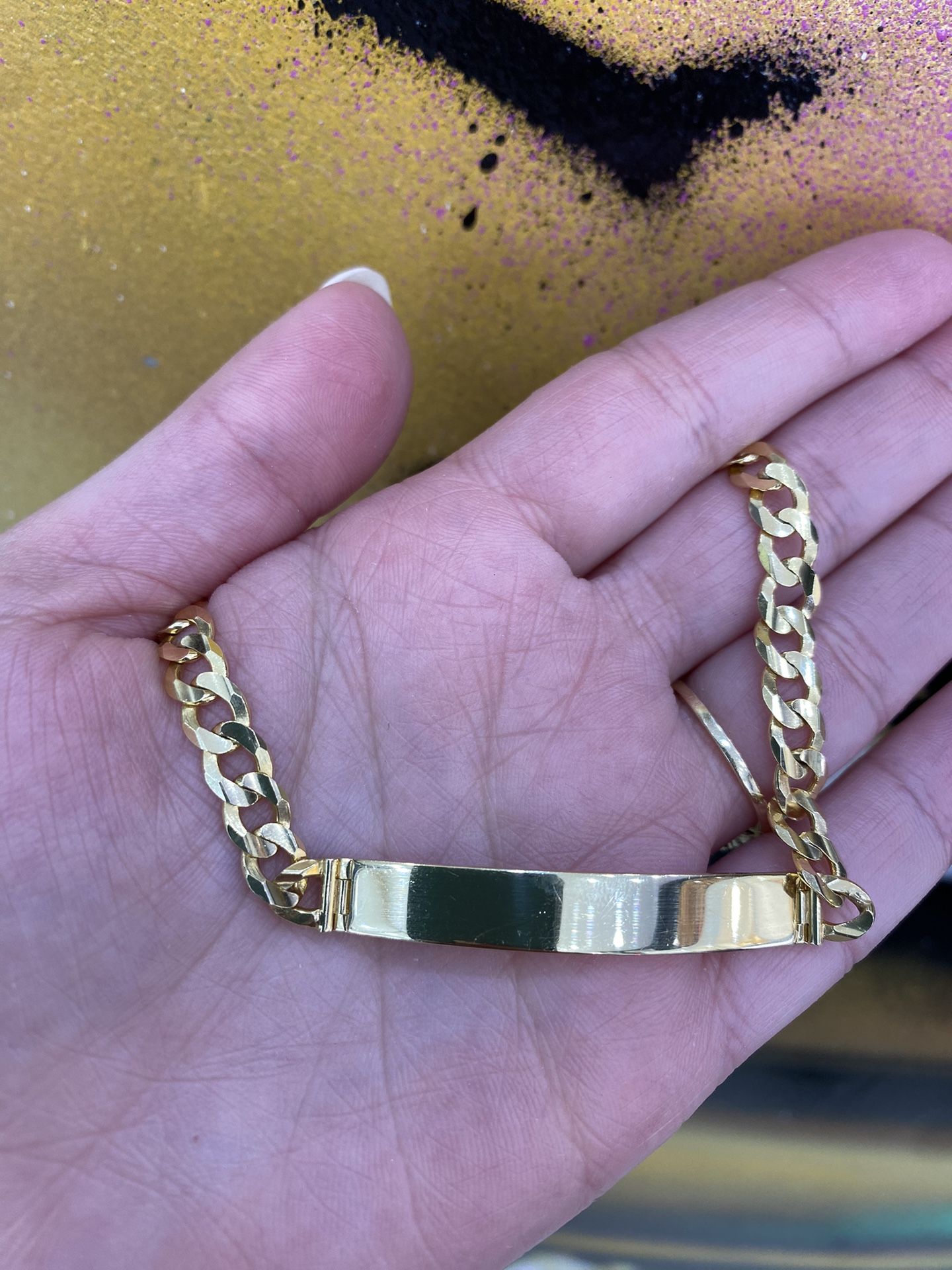 14k ID BRACELET