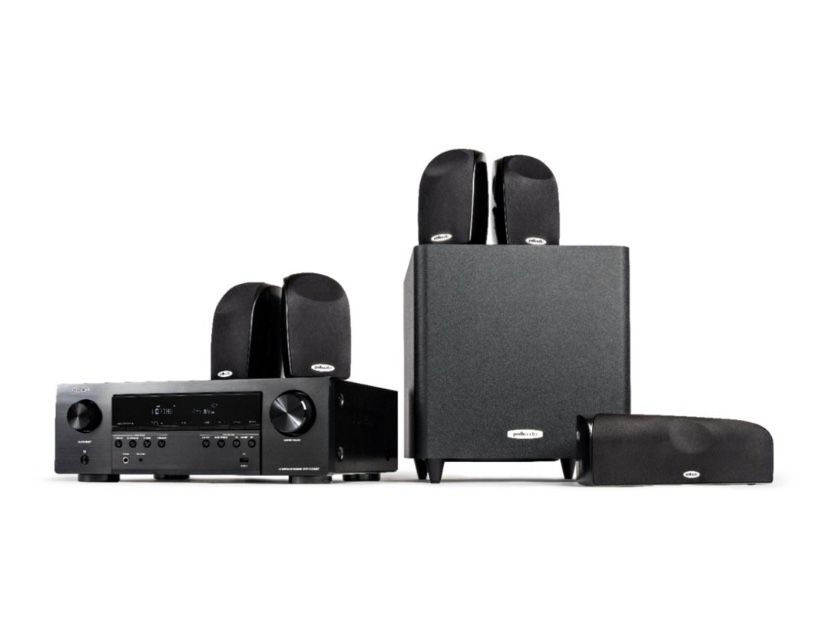 Polk Audio - Blackstone TL1600 and Denon AVR-S540BT Home Theater Package