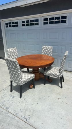 Table and chairs