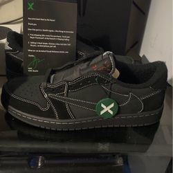 size 11 Travis Scott Black Phantom 