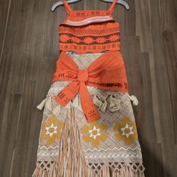 Moana Costume Size 5/6