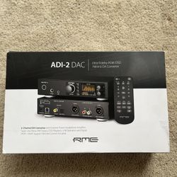 RME ADI-2 DAC Ultra-fidelity 2 Channel DA Converter and Amplifier