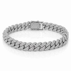 Iced Cuban linked bracelet