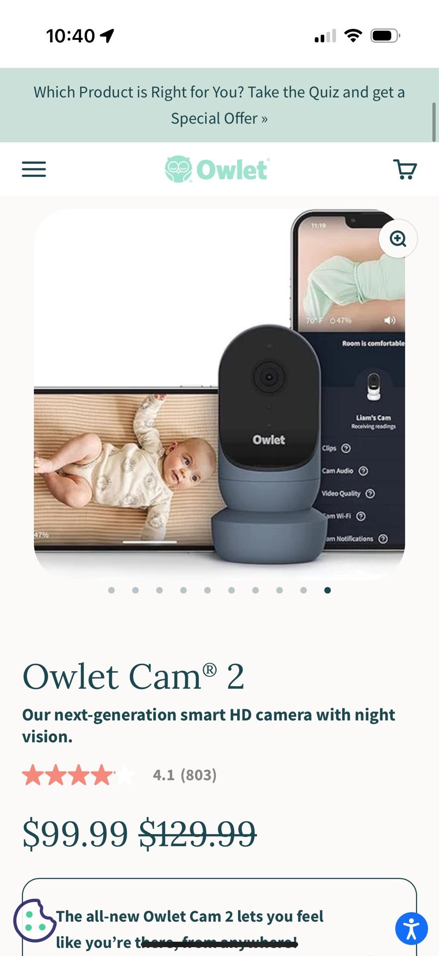 Owlet cam 2