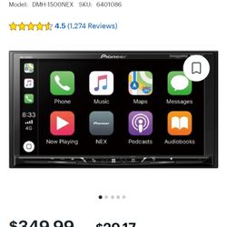 Pioneer Touch Screen Stereo 