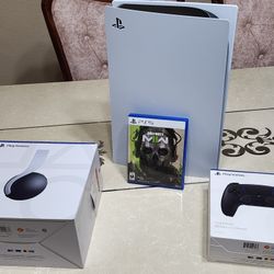 Playstation 5 With Accessories And Video Games