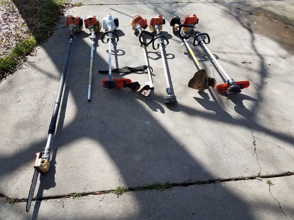 1 Stihl Pole Saw And 7 Stihl Weed Eaters for Sale in Monroe, NC OfferUp