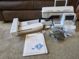 Brother embroidery machine and tons of extras