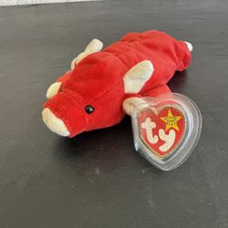 TY Beanie Baby Bull Named Snort