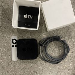 Apple TV With Remote Power Cord Hulu Netflix A1469  A1427 
