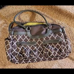 J J Cole Satchel Diaper Bag